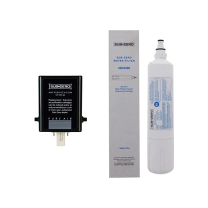 Sub Zero 4204490 Water Filter & 7007067 Air Purification Cartridge Combo Pack